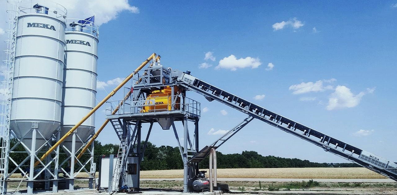 MEKA compact concrete batching plant