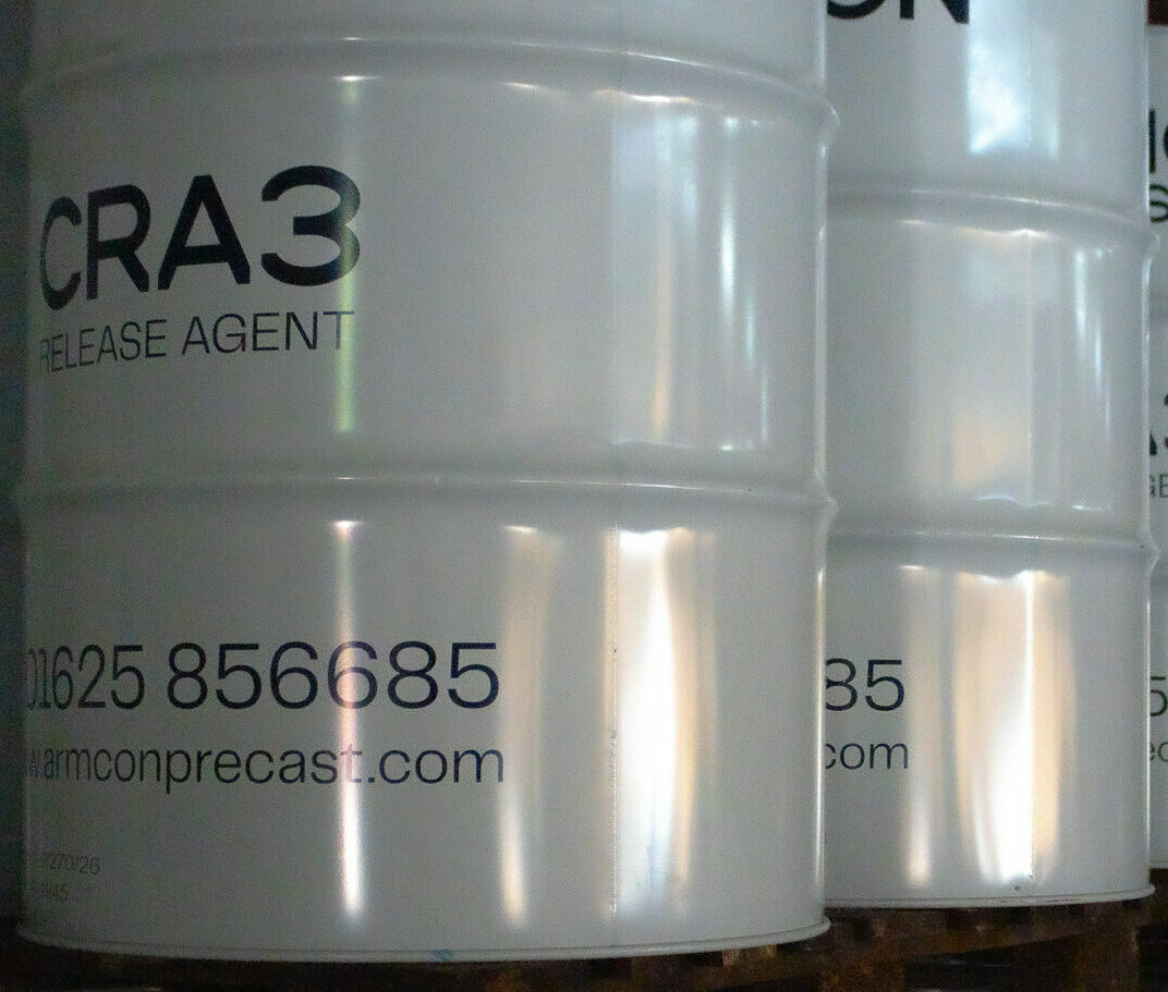 Precast fencing production essentials including CRA3 release agent and spacers