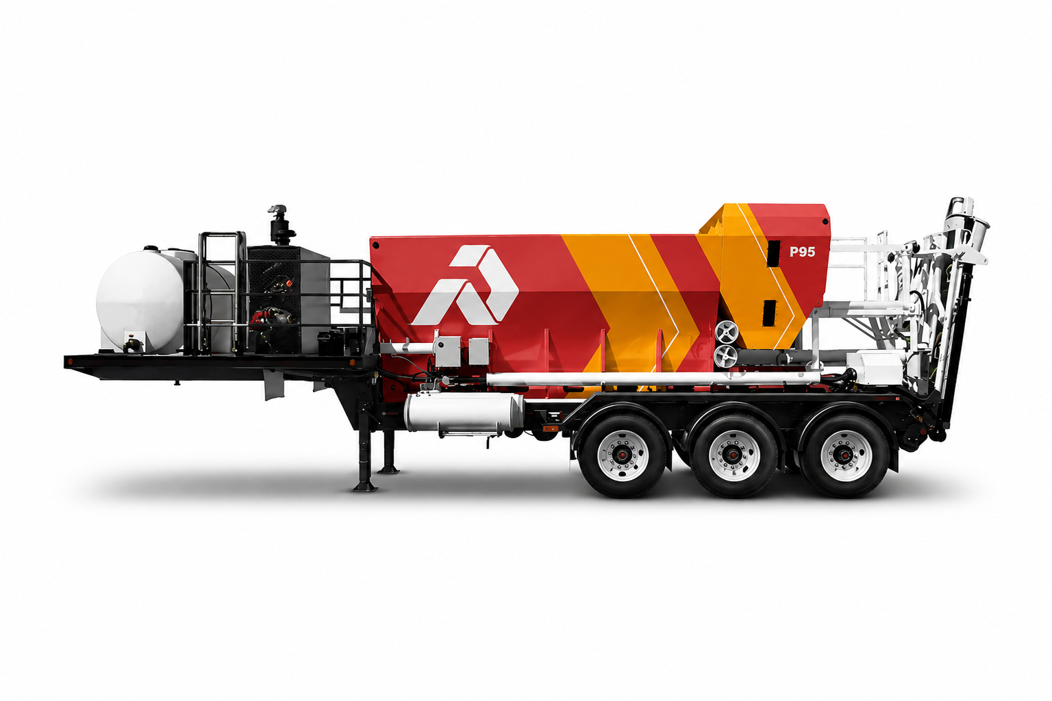 ProAll P95 Trailer volumetric concrete mixer