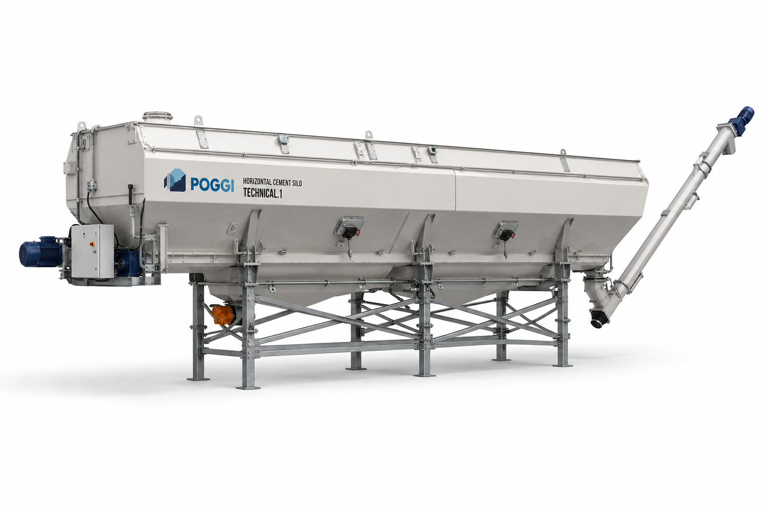 Poggi ORC Series horizontal cement silo